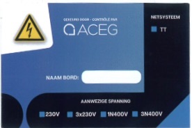 Sticker panel domestic NL